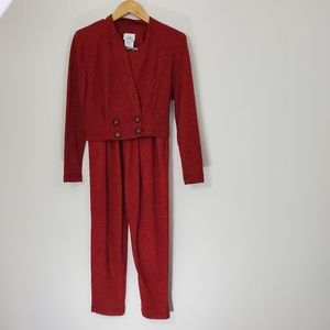 d'knits vintage 2 piece knit set, Size S/M